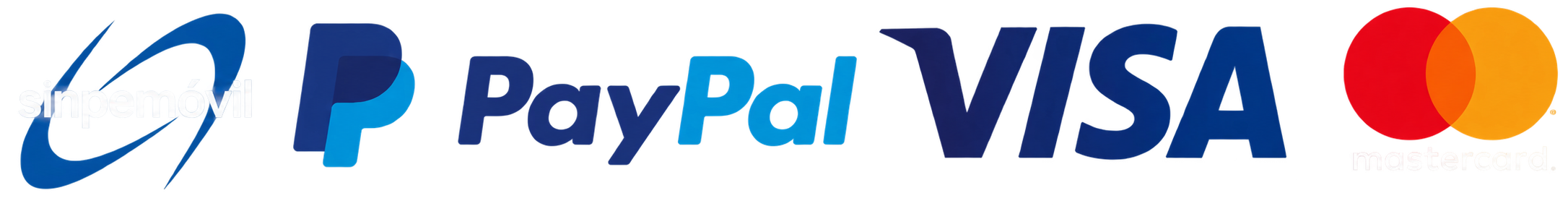 Métodos de pago aceptados: Sinpe Móvil, PayPal, Visa y Mastercard
